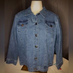 Ruby Rd. Classic Blue Jean Jacket